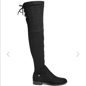 GUESS Shellie over the knee boot size 7.5 BLACK